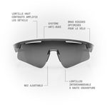 Lunettes de soleil KOVO — Noir Mat