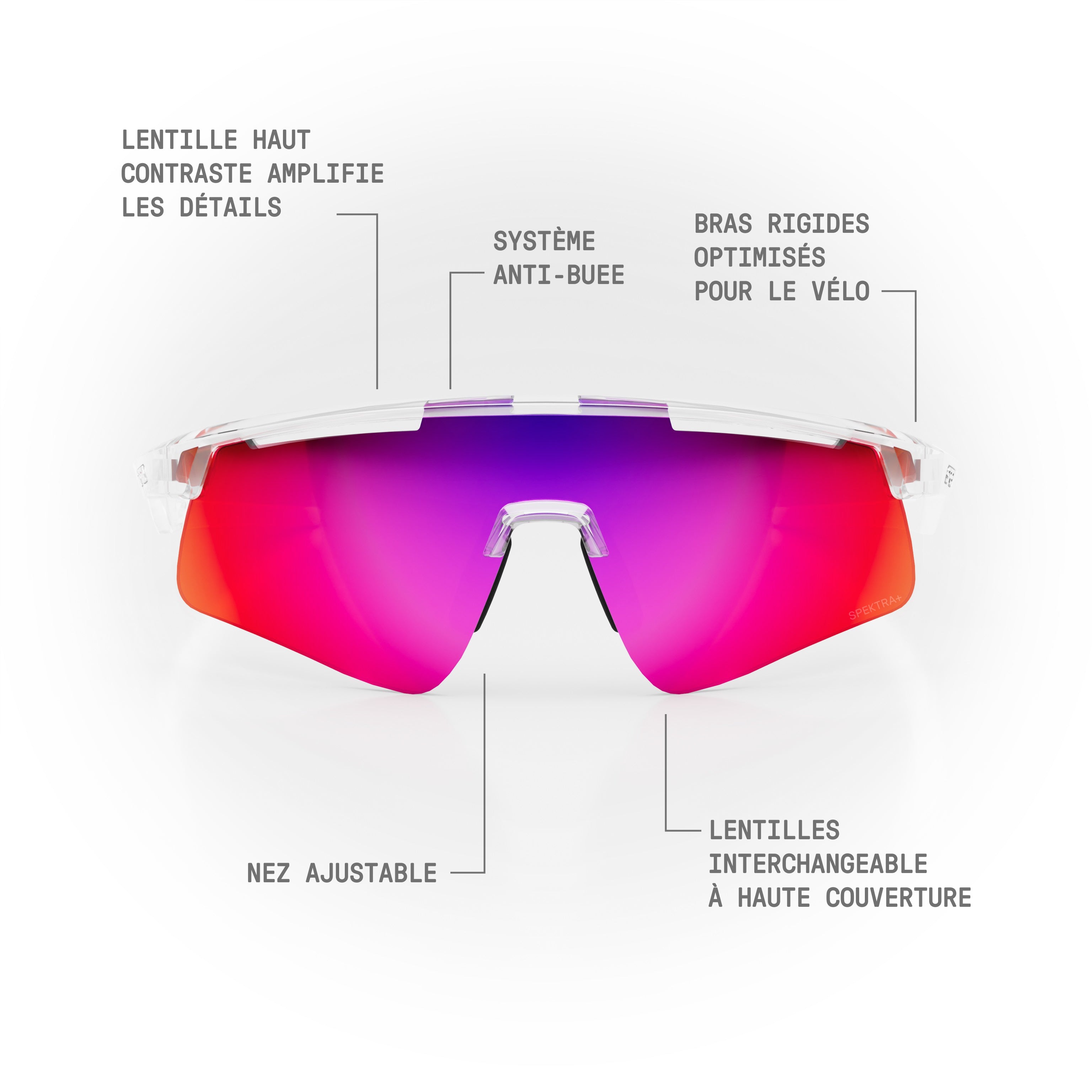Lunettes de soleil KOVO — Cristal