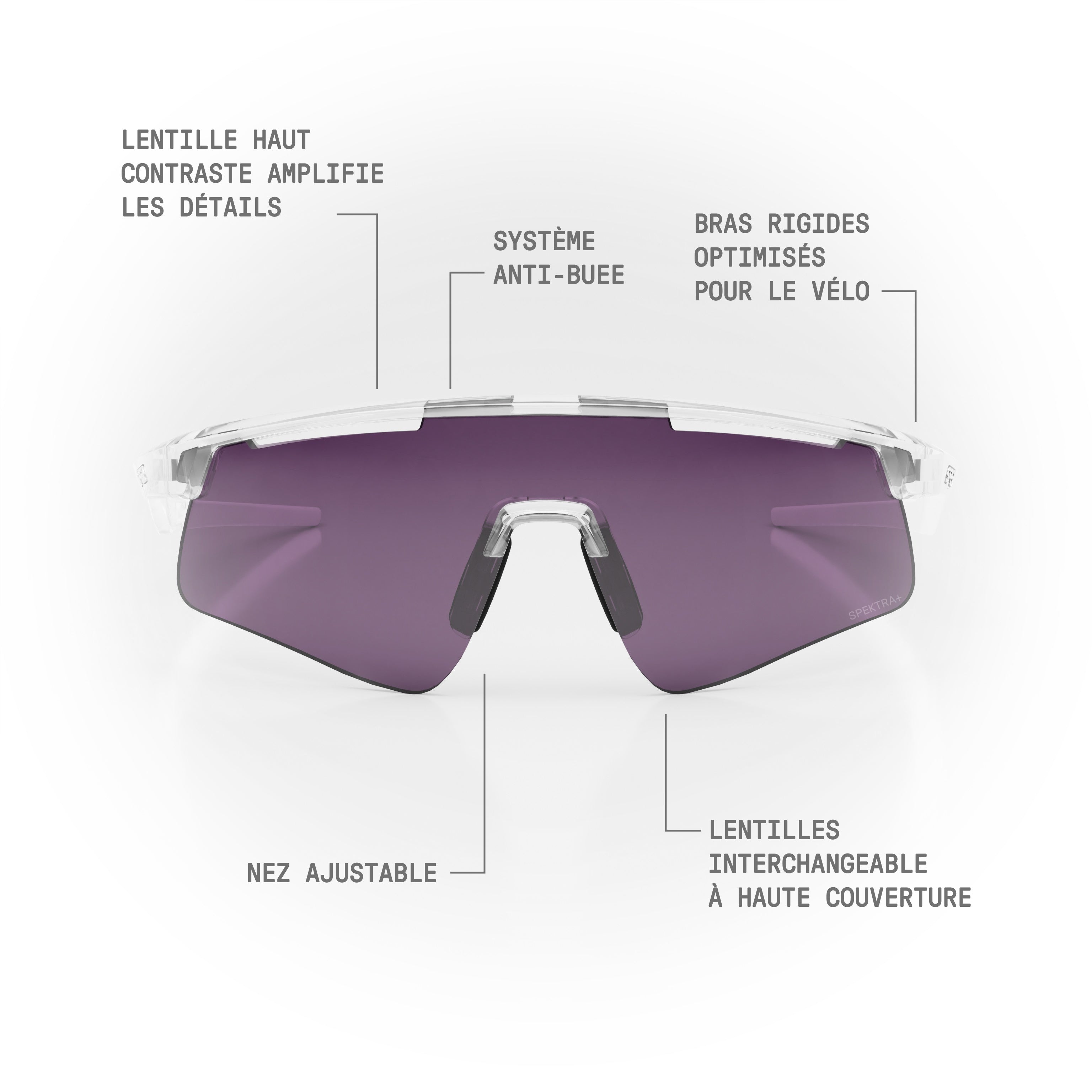 Lunettes de soleil KOVO — Cristal