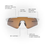 Lunettes de soleil KOVO — Blanc Mat