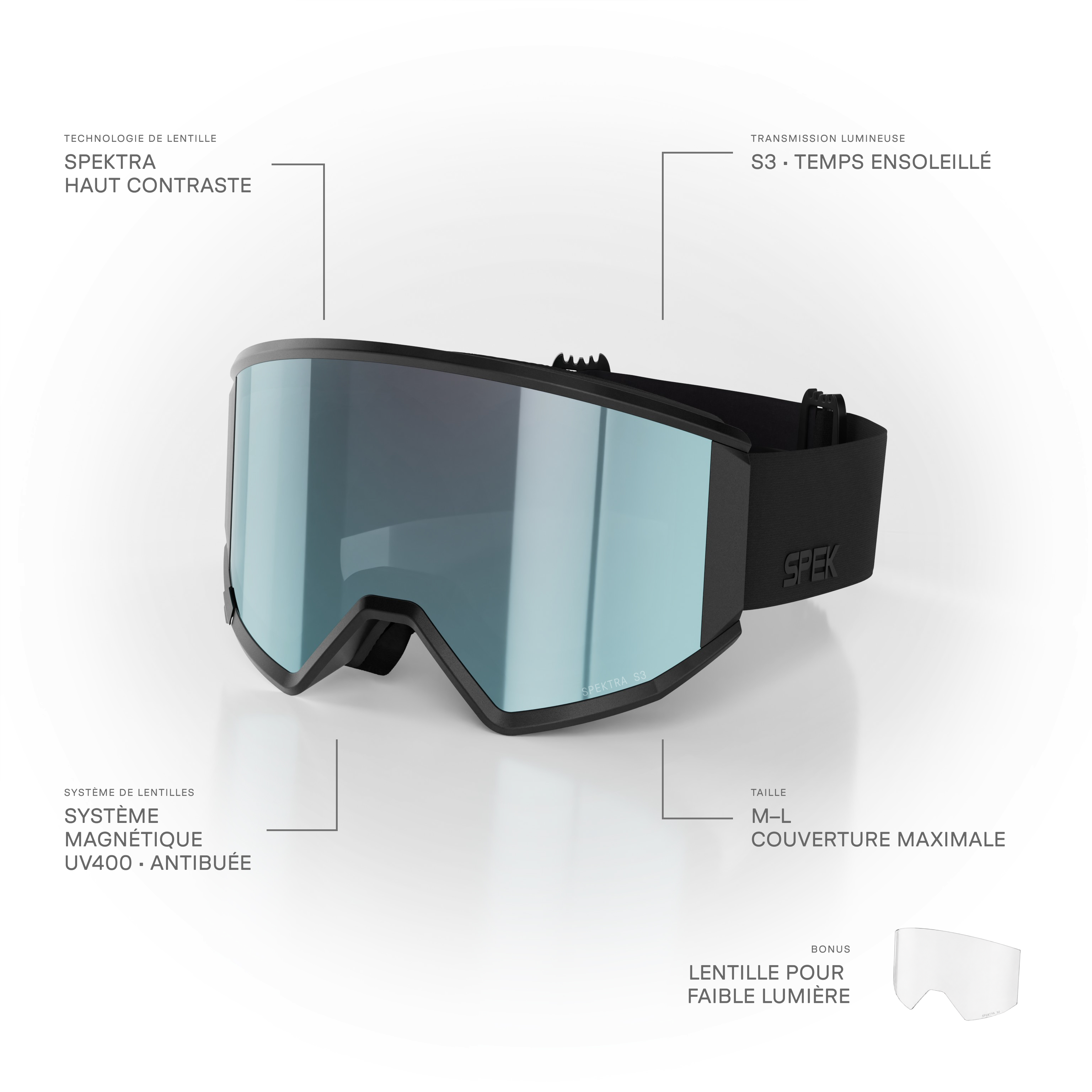 lunettes de ski ARTIC lunette de ski