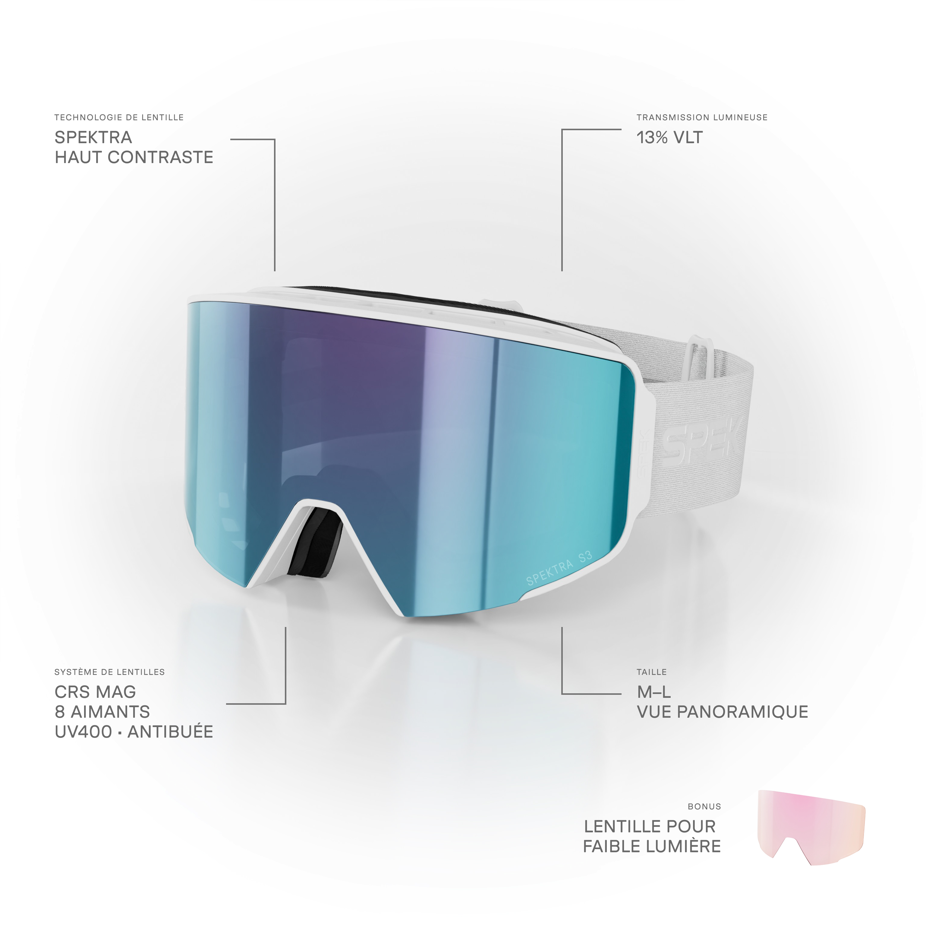 lunettes de ski SCOPE lunette de ski